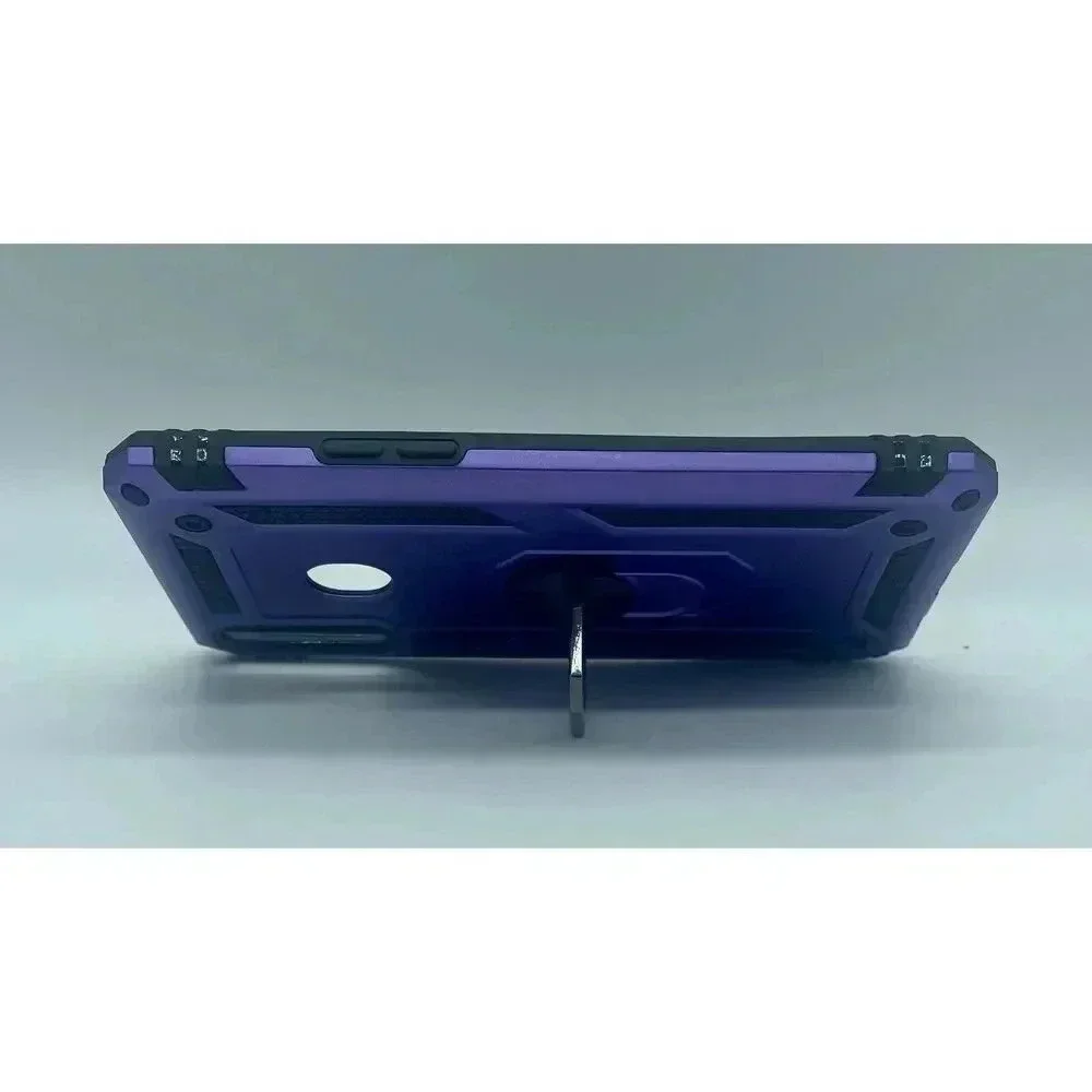 LeYi Kickstand Case for Samsung‎ A20S Magnetic 2 Screen Protectors Rugged Purple